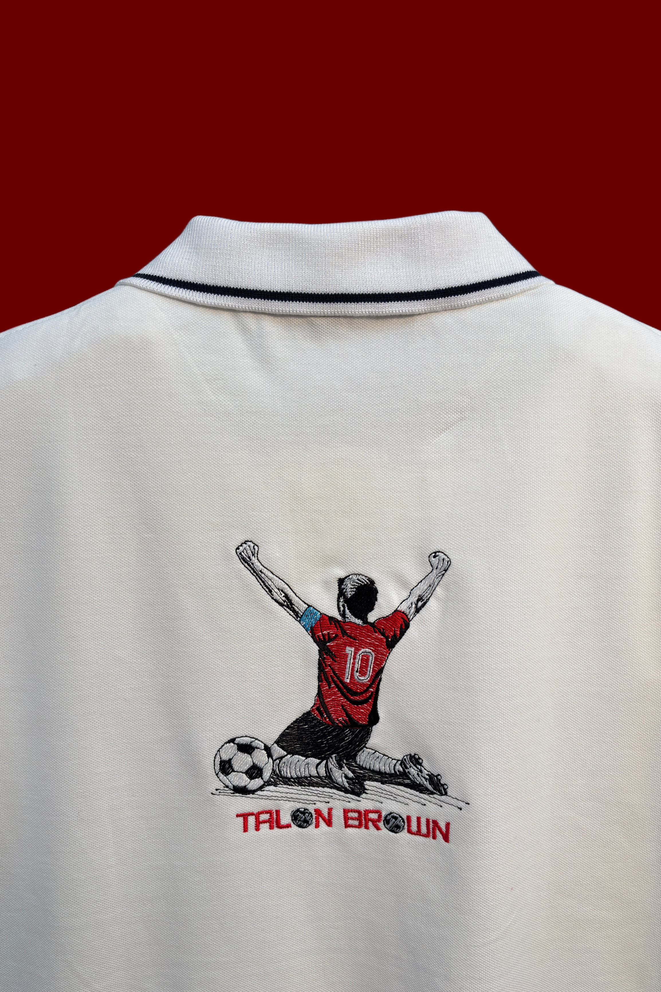 White Victory Polo T-Shirt