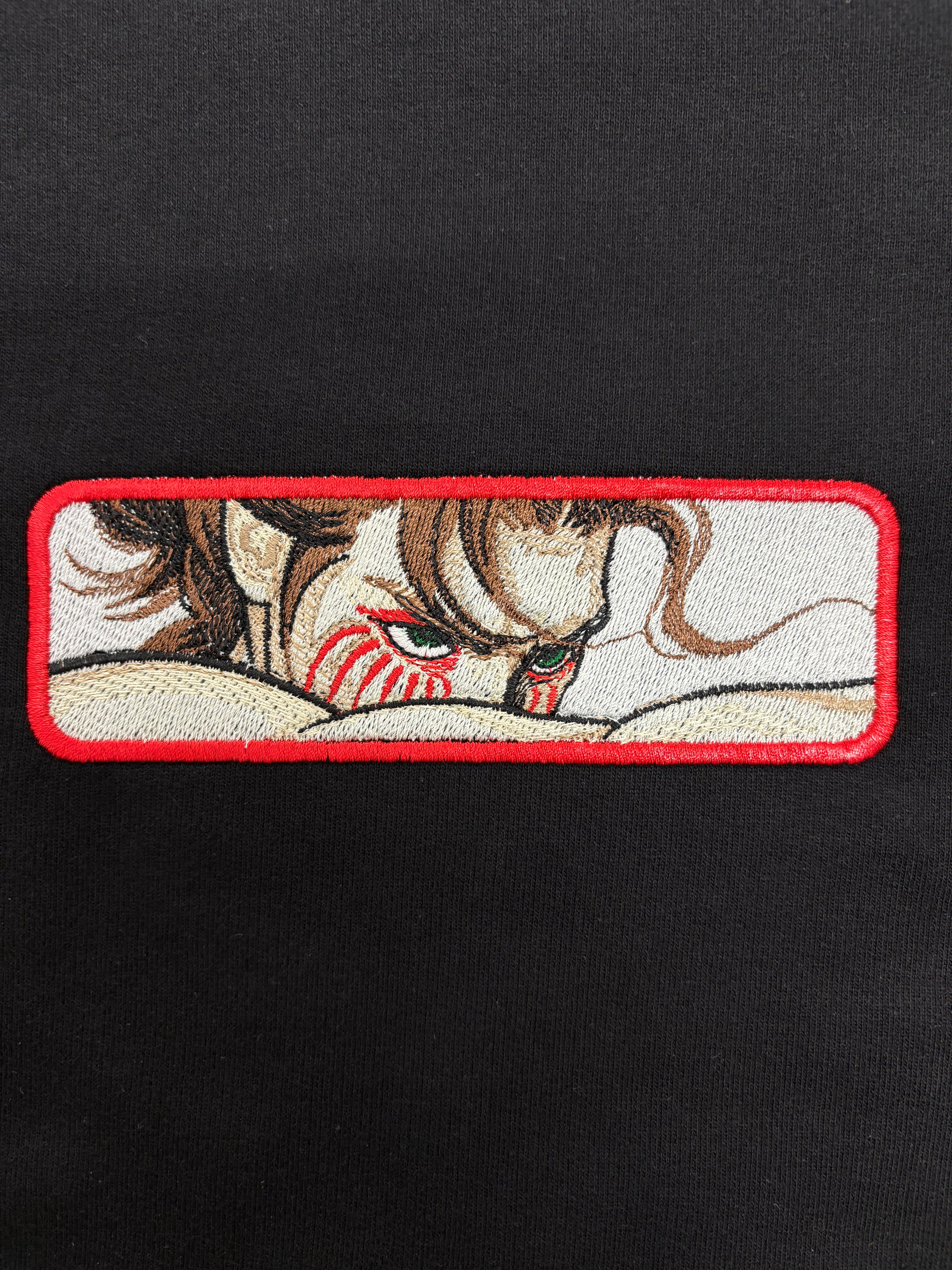 Eren Jaeger Art Black Oversized T-shirt