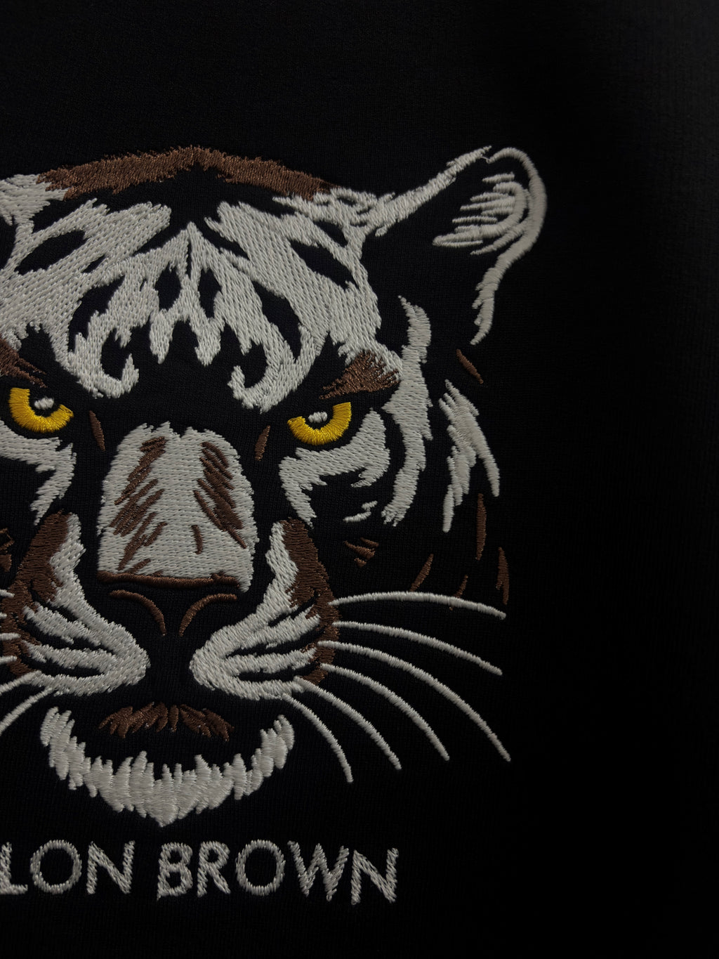 Glowing Panther Black Oversized T-Shirt