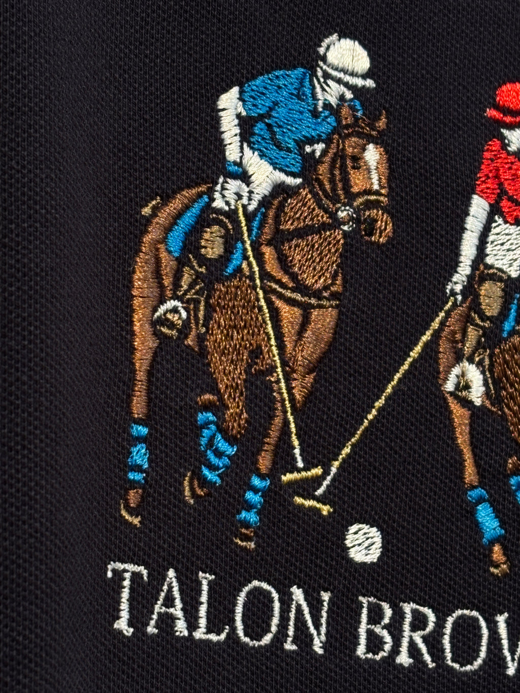 Navy Blue Dual Player Polo T-Shirt