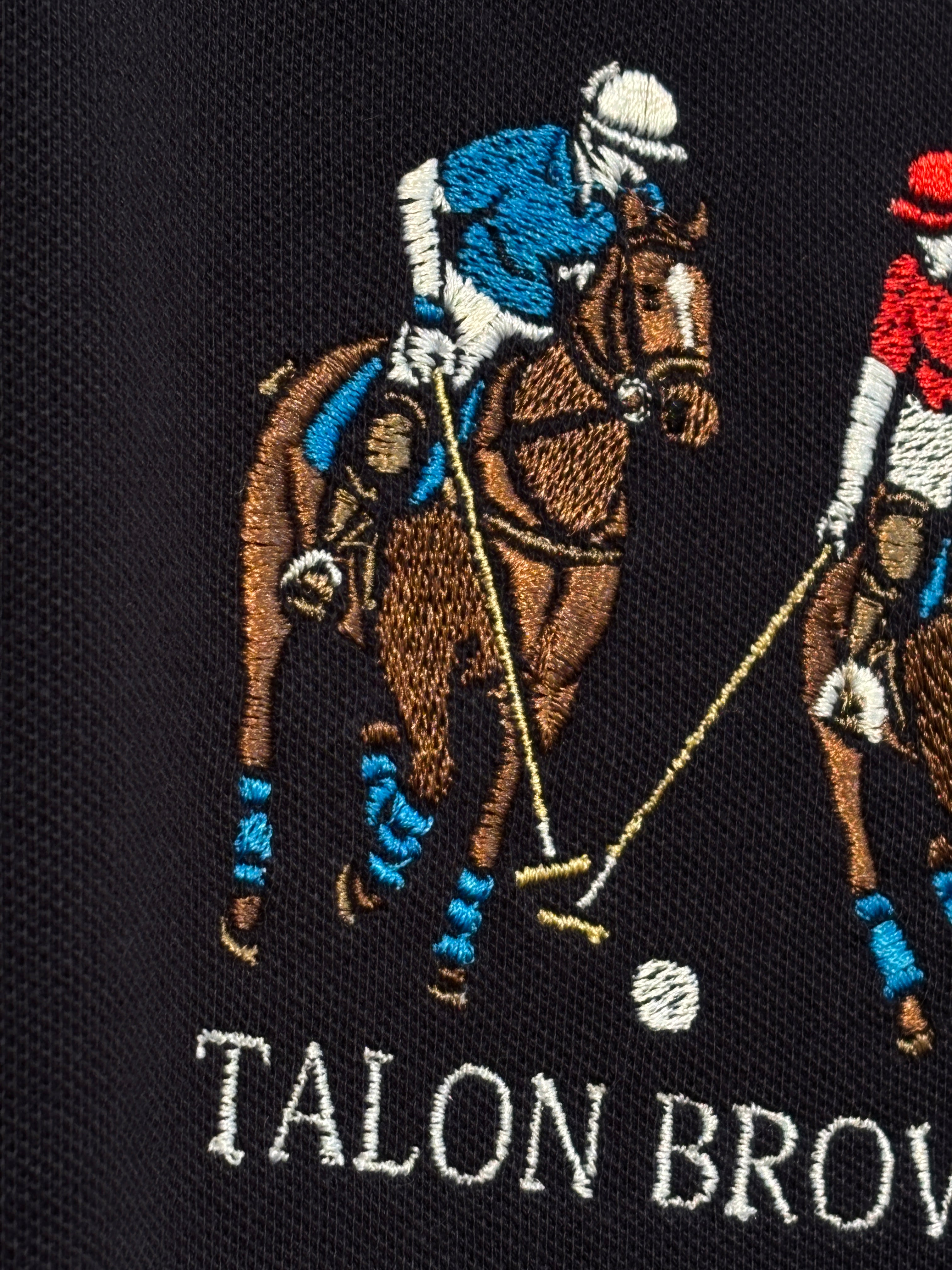 Navy Blue Dual Player Polo T-Shirt