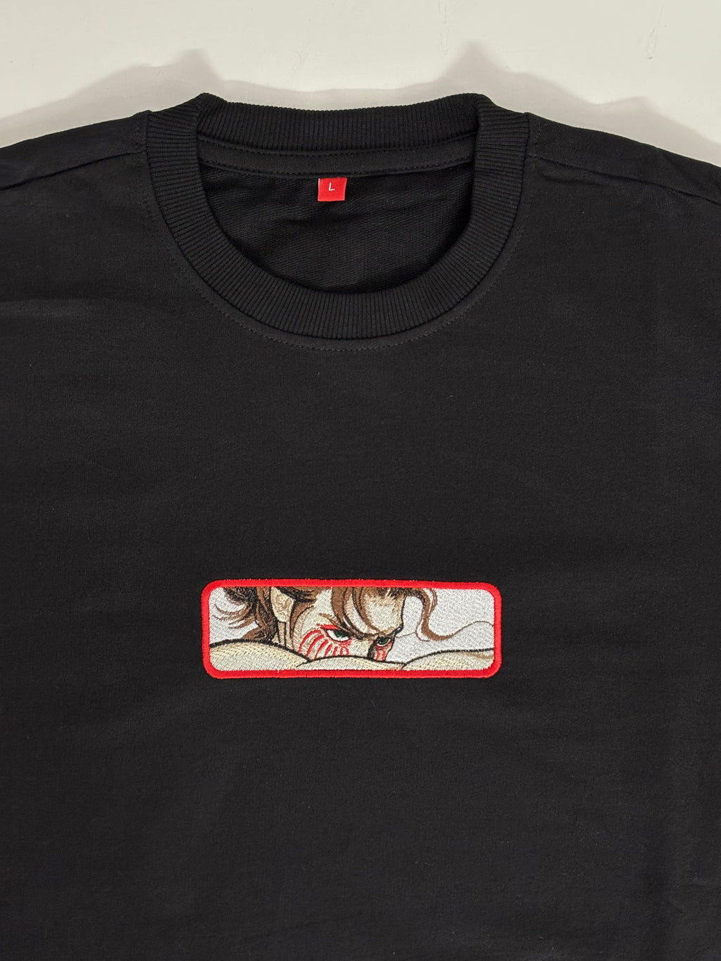 Eren Jaeger Art Black Oversized T-shirt
