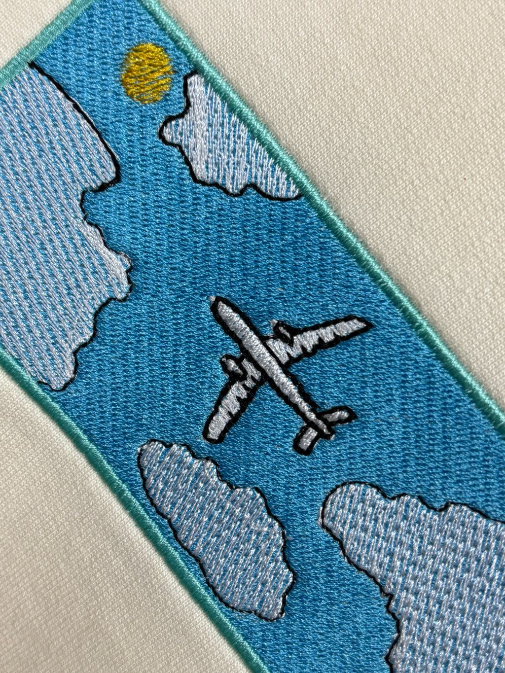 Airplane Stitched Oversized T-shirt