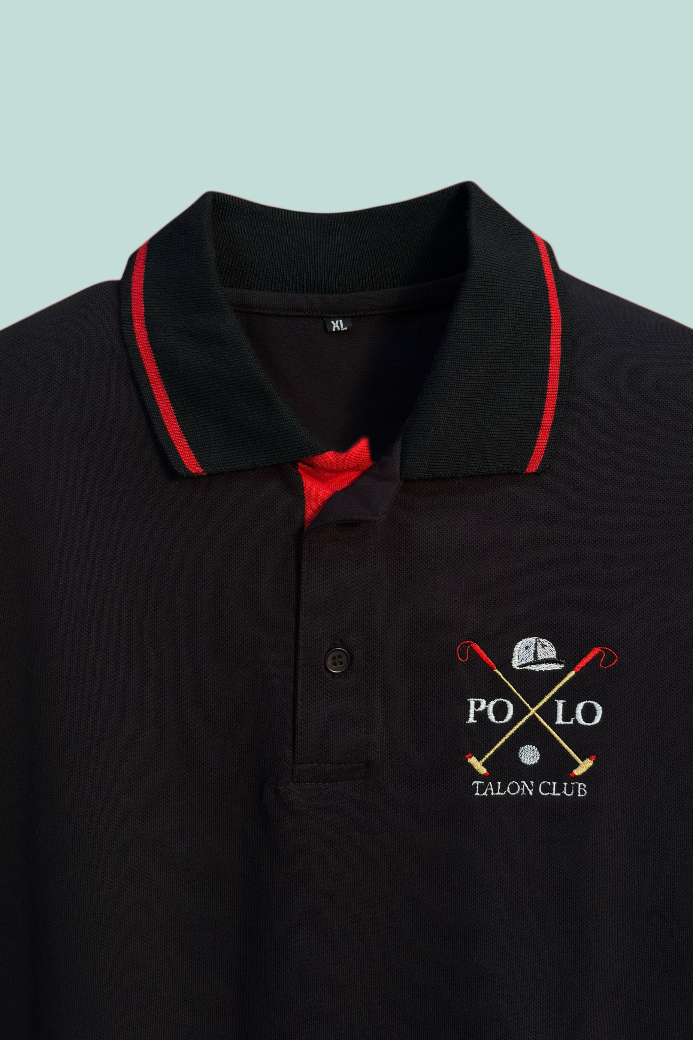 Black Mallet Polo T-Shirt