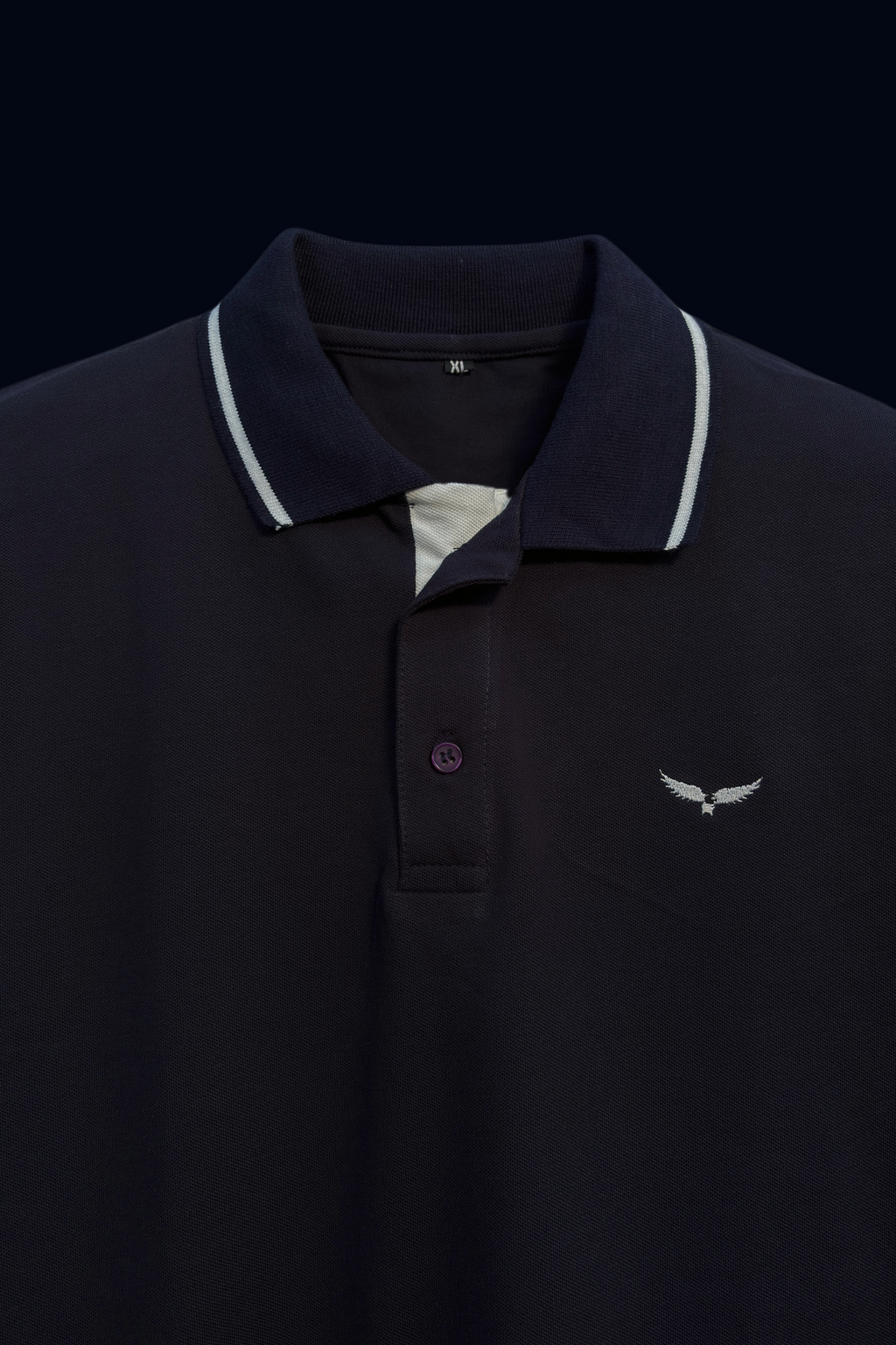 Basic Navy Blue  Polo T-Shirt