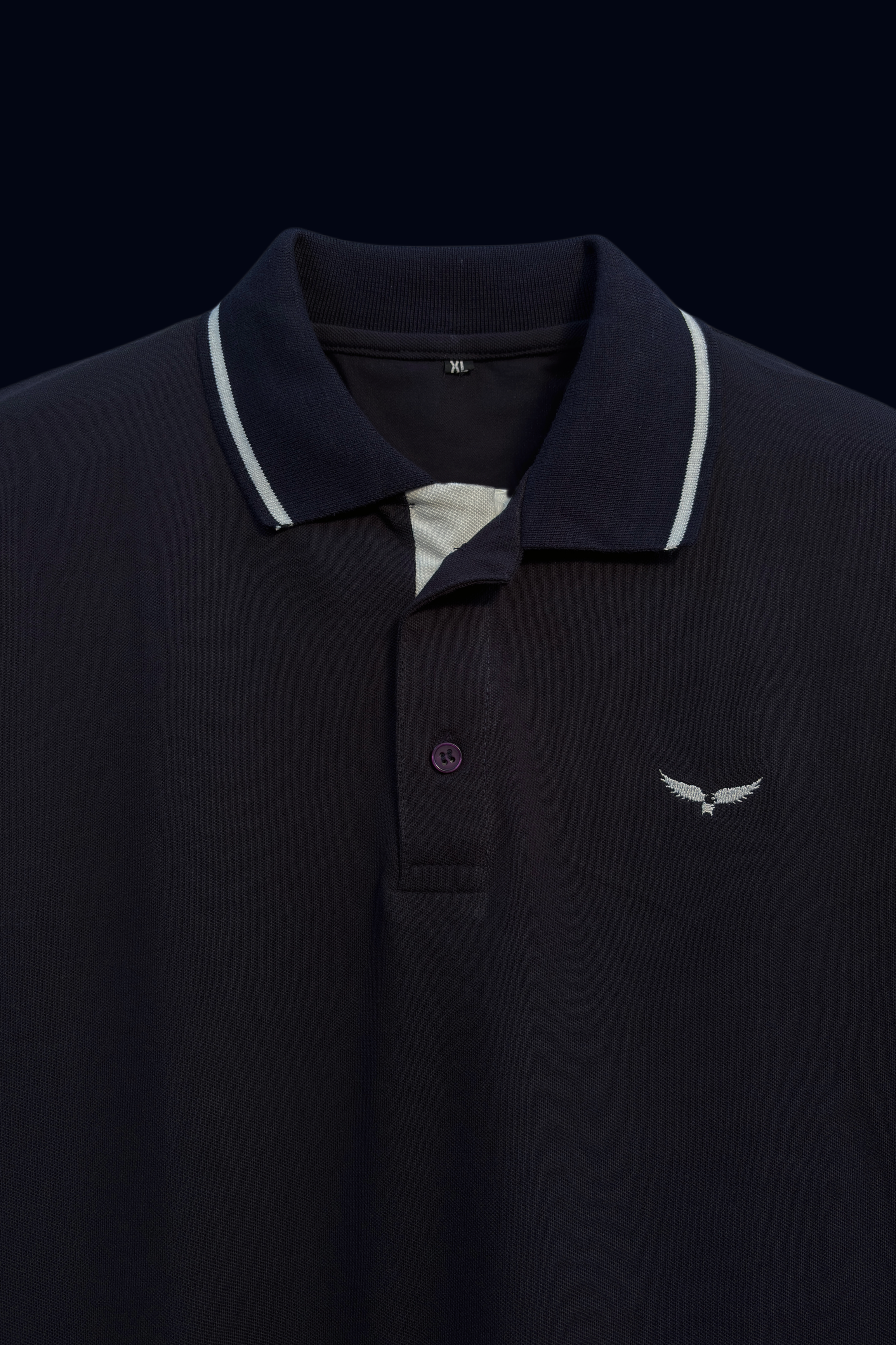 Basic Navy Blue  Polo T-Shirt