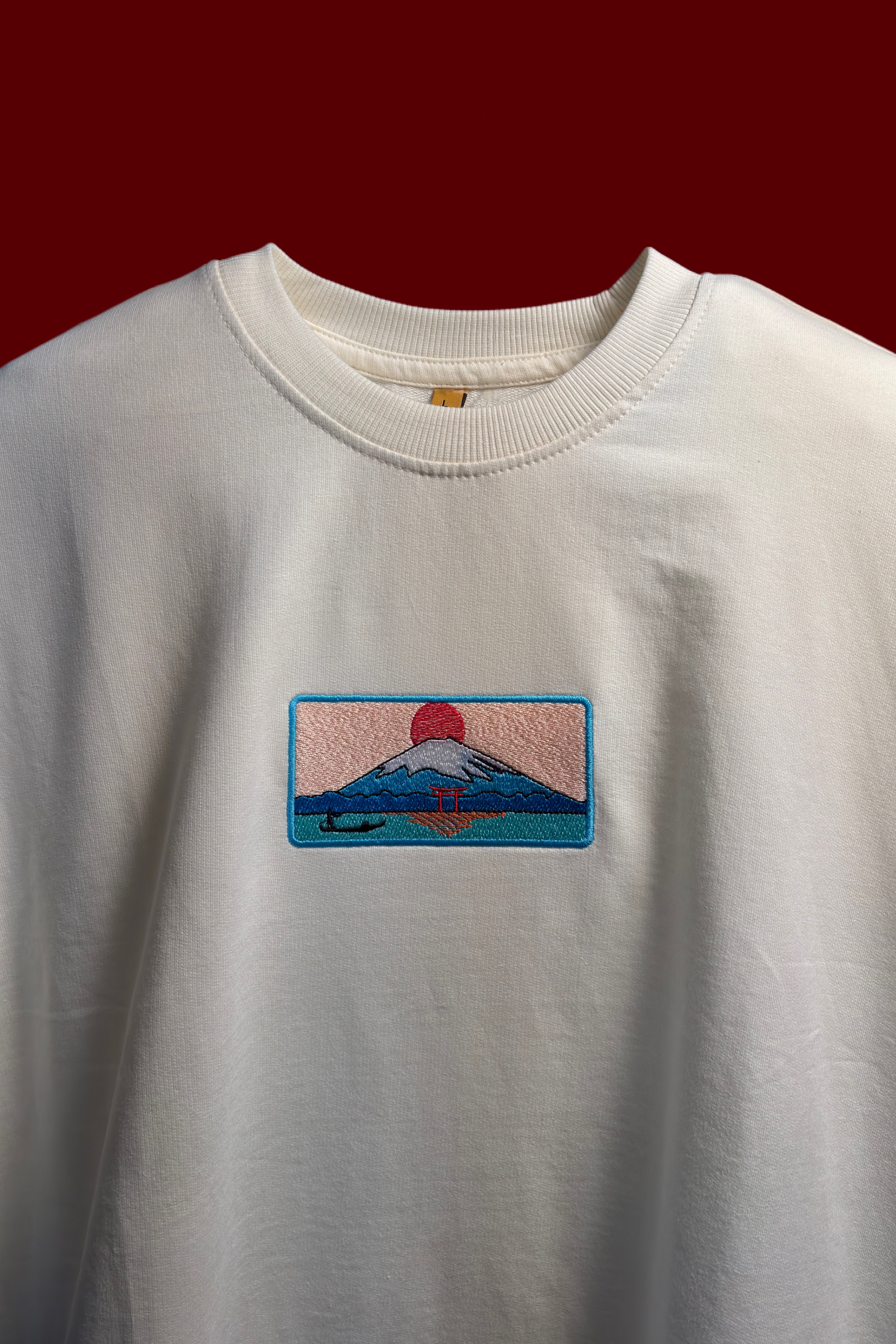 Mountain Sunset Art Oversized T-shirt