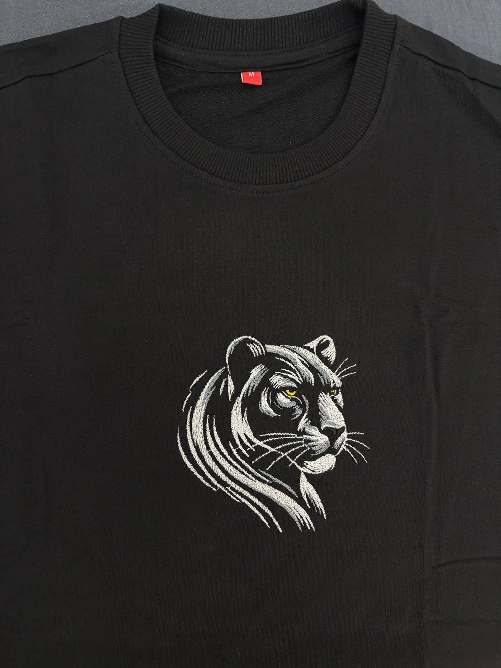 Tiger Stitched Oversized T-shirt