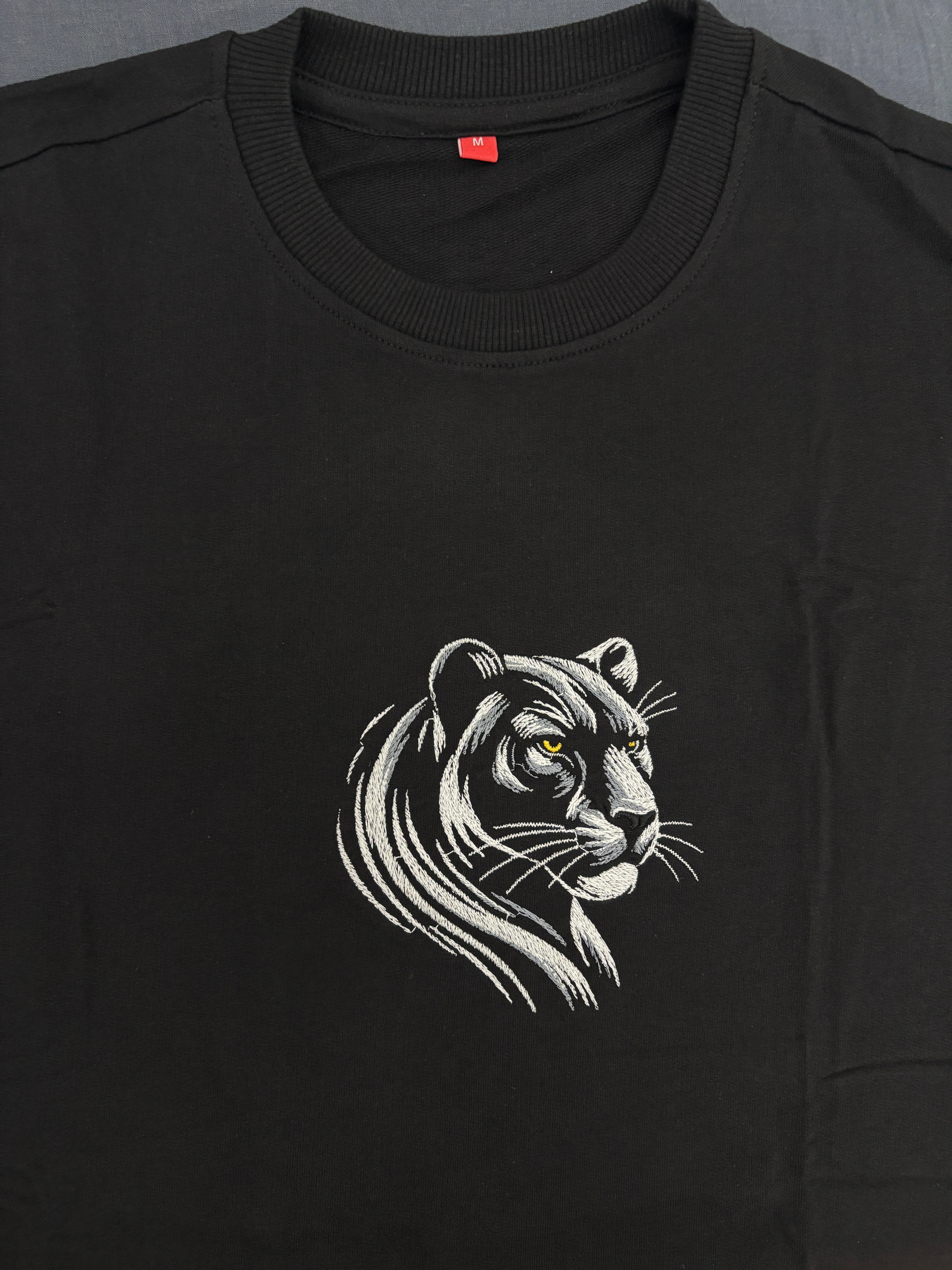 Tiger Stitched Oversized T-shirt