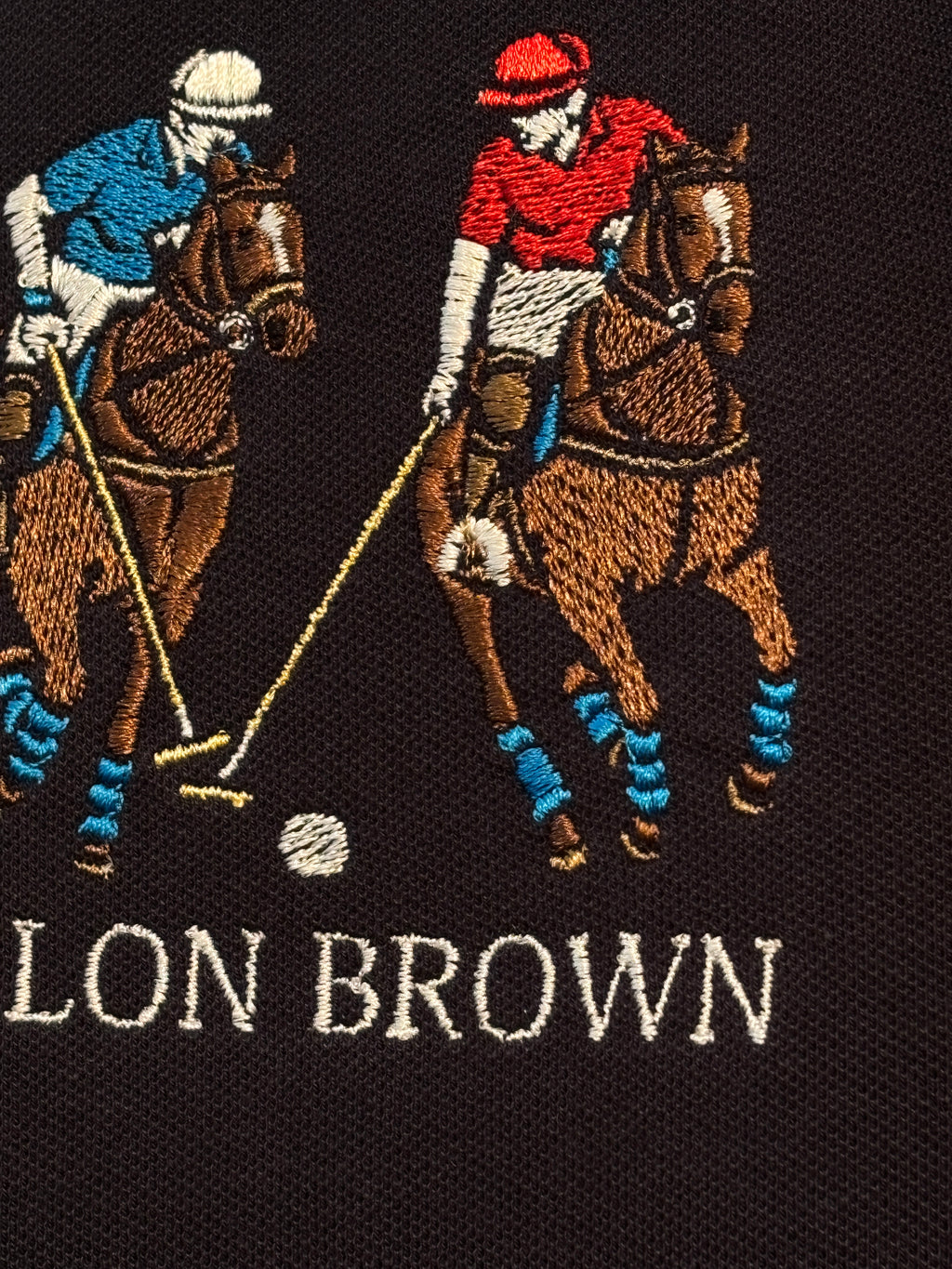 Navy Blue Dual Player Polo T-Shirt