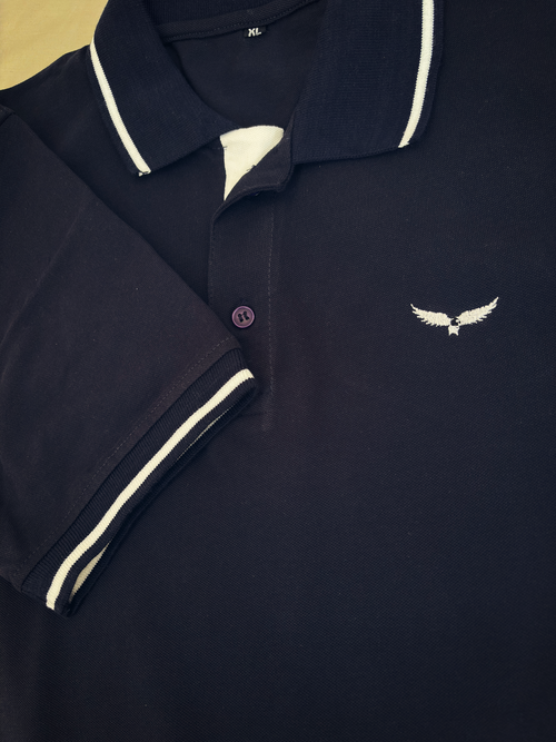 Basic Navy Blue  Polo T-Shirt