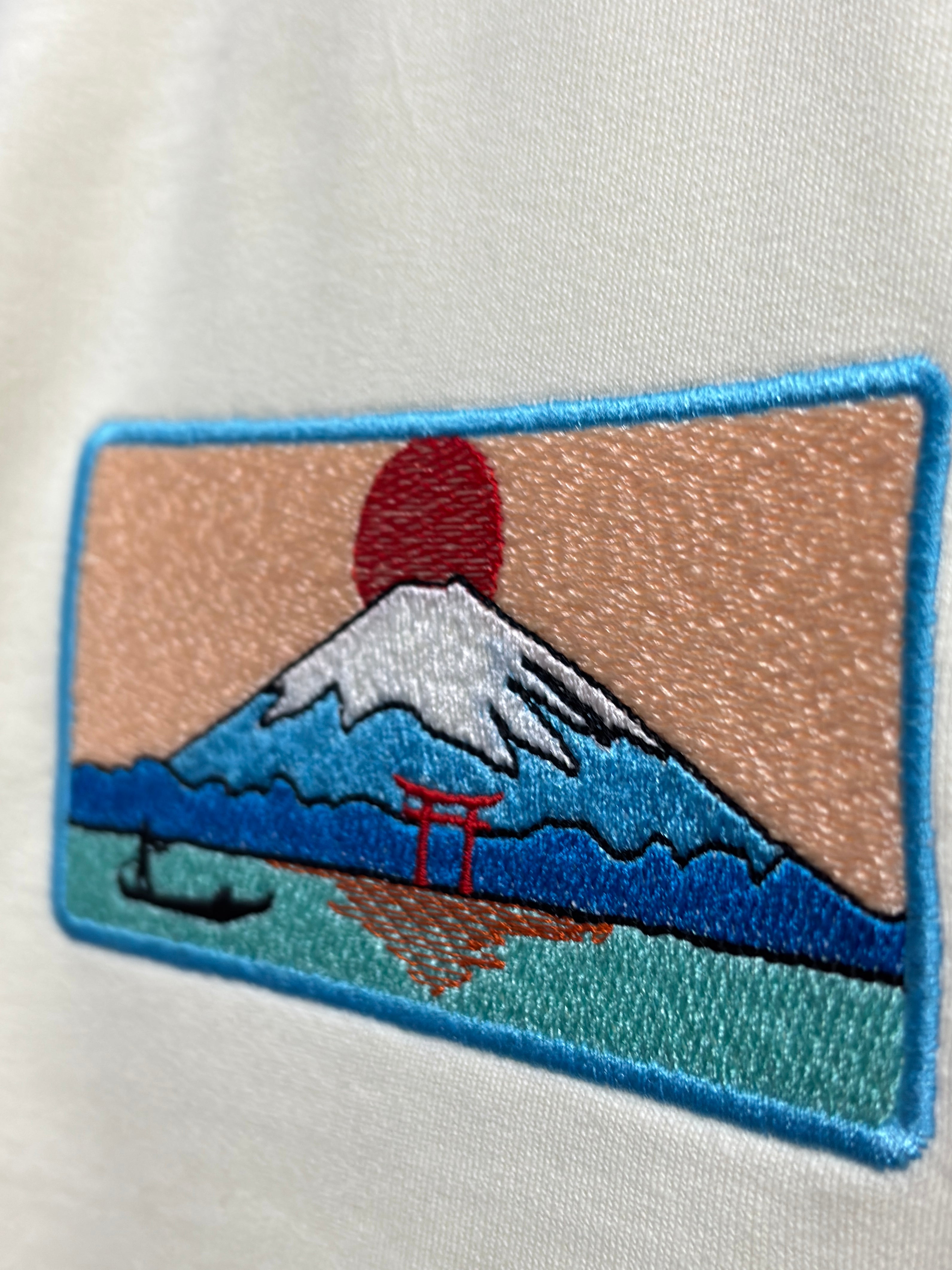 Mountain Sunset Art Oversized T-shirt