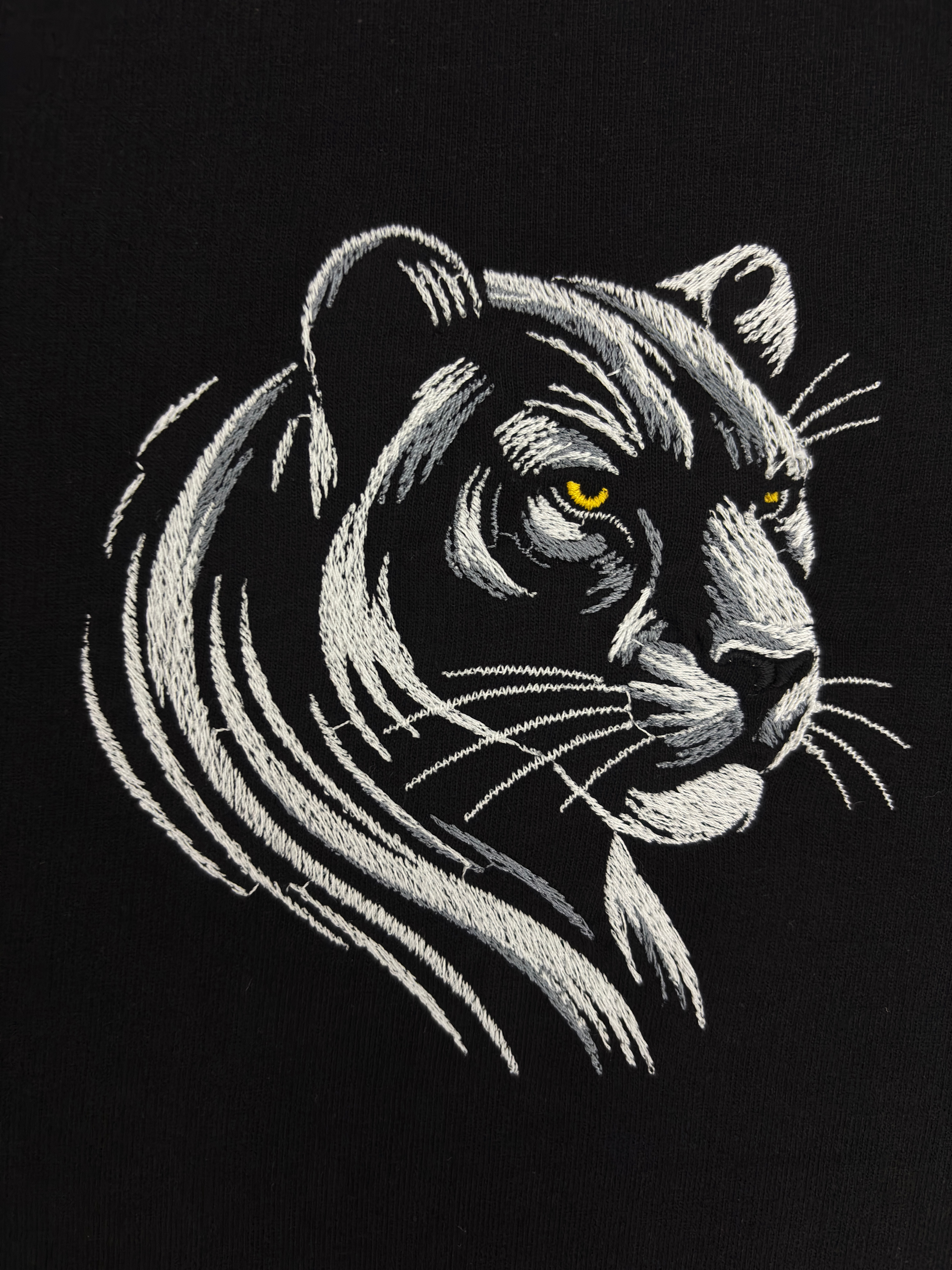 Tiger Stitched Oversized T-shirt